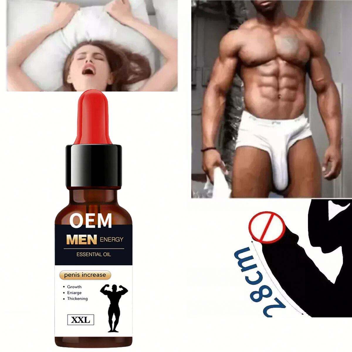 Body Women and Men Lift up Sex Sexual Massage Sex Massage Oil Enlargement Oil for Men