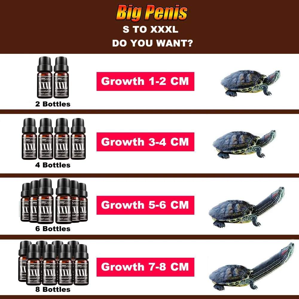 XXXL Penis Enlargement Oil Permanent Big Cock Increase Plant Extracts Men's Personal Care Massage Oil for Growth Thicckening