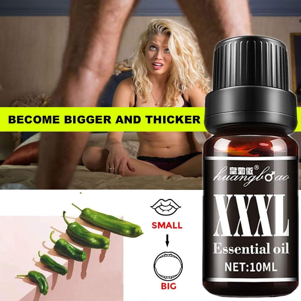 XXXL Penis Enlargement Oil Permanent Big Cock Increase Plant Extracts Men's Personal Care Massage Oil for Growth Thicckening