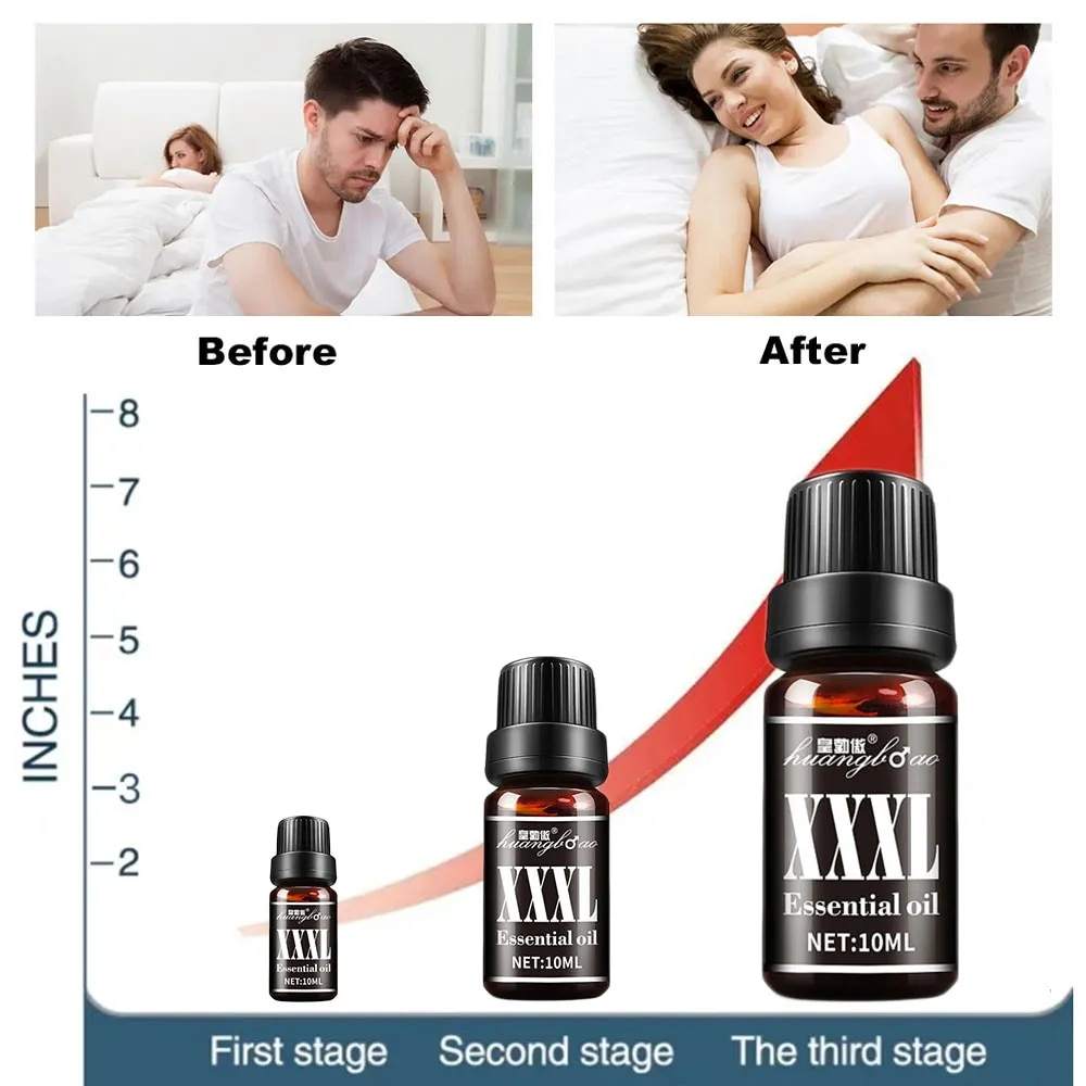 XXXL Penis Enlargement Oil Permanent Big Cock Increase Plant Extracts Men's Personal Care Massage Oil for Growth Thicckening