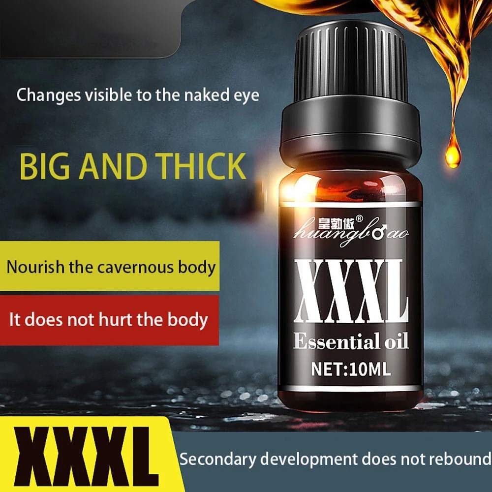 XXXL Penis Enlargement Oil Permanent Big Cock Increase Plant Extracts Men's Personal Care Massage Oil for Growth Thicckening