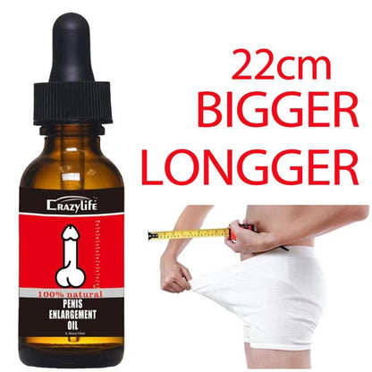 Strengthen Pleasure Enlargement Oil Herbal Oil Men's Private Part Care Product Enlargement Massage Oil for Adult Men