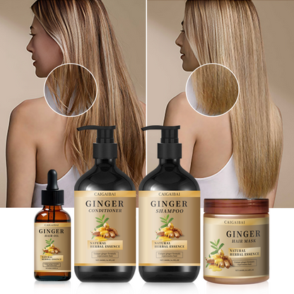 Healthy Organic Hair Care Oil Control Anti Loss Regrowth Ginger Hair Growth Shampoo