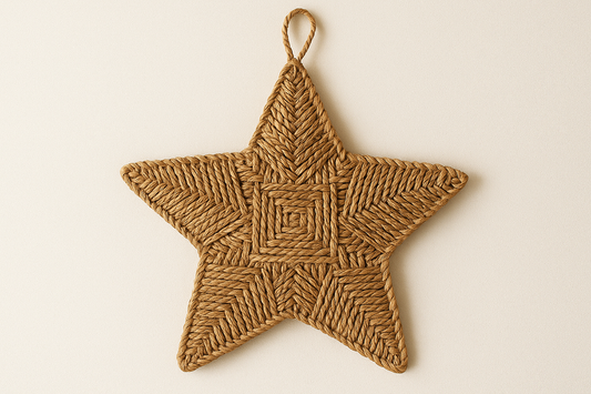 Sebal Seagrass Woven Star Wall Hanging 